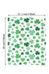 Soft Plush Clover Print Rectangular Nap Throw Blanket