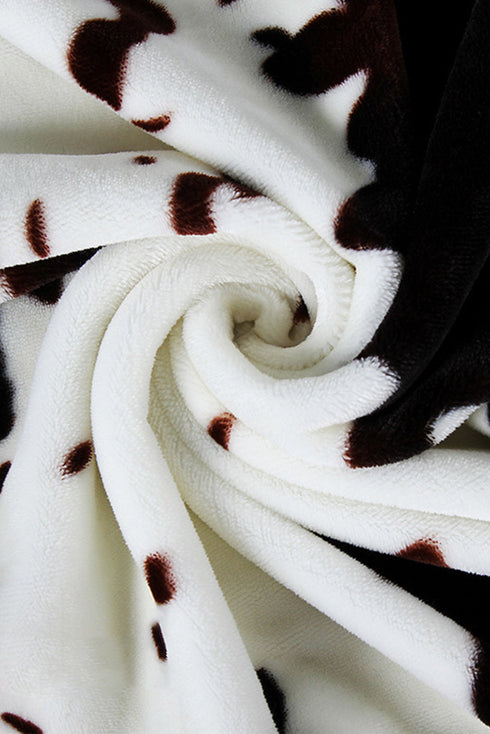 Soft Plush Western Animal Print Throw Blanket