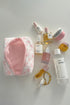 Soft Quilted Bow Detail Zippered Cosmetic Bag