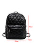 Soft Quilted Space Cotton Functional Everyday Travel Backpack