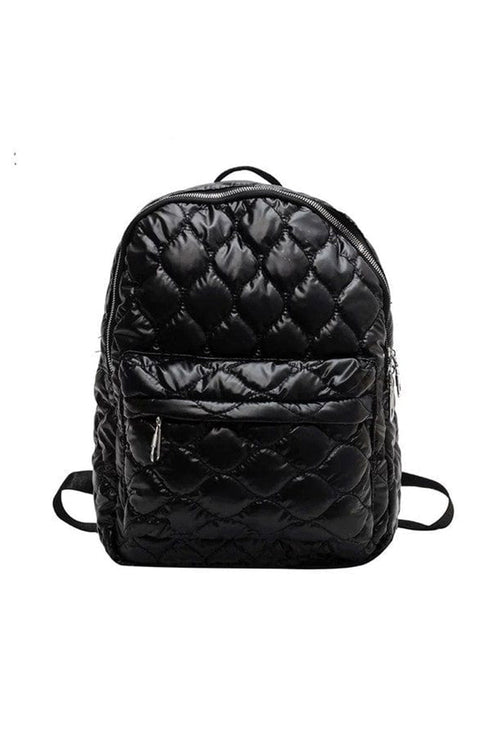 Soft Quilted Space Cotton Functional Everyday Travel Backpack