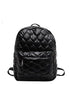 Soft Quilted Space Cotton Functional Everyday Travel Backpack