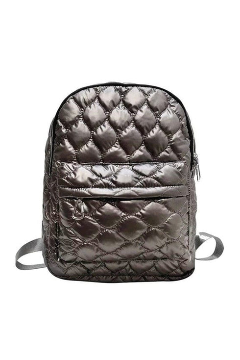 Soft Quilted Space Cotton Functional Everyday Travel Backpack