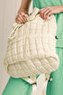 Soft Quilted Texture Flap Closure Puffer Backpack
