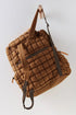 Soft Quilted Texture Flap Closure Puffer Backpack