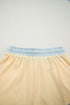 Soft Ribbed Color Block Trim Casual Short Set