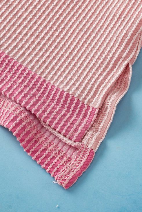 Soft Ribbed Crew Neck Everyday Knit Top