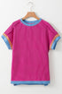 Soft Ribbed Crew Neck Everyday Knit Top