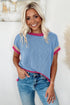 Soft Ribbed Crew Neck Everyday Knit Top