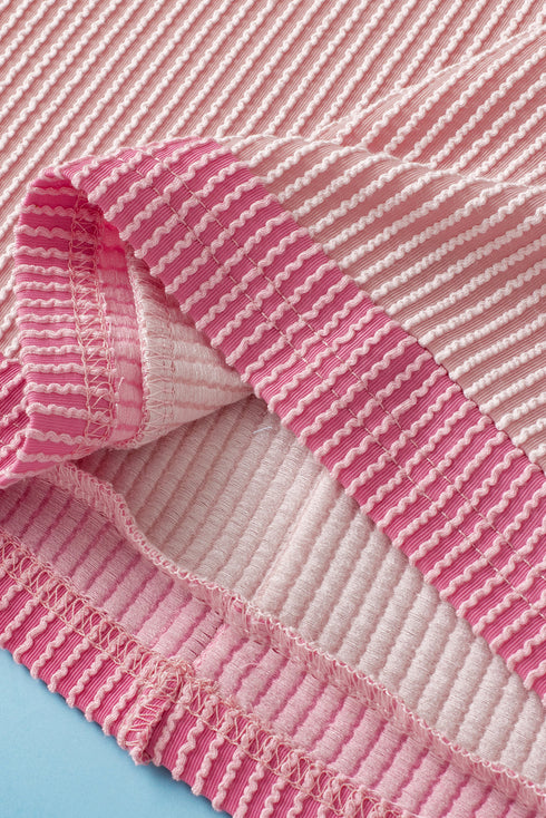 Soft Ribbed Crew Neck Everyday Knit Top