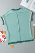 Soft Ribbed Crew Neck Everyday Knit Top