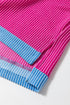 Soft Ribbed Crew Neck Everyday Knit Top