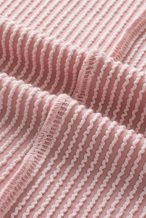 Soft Ribbed Crew Neck Everyday Knit Top