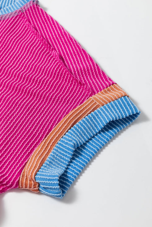 Soft Ribbed Crew Neck Everyday Knit Top