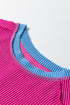 Soft Ribbed Crew Neck Everyday Knit Top