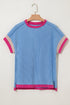 Soft Ribbed Crew Neck Everyday Knit Top