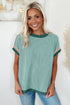 Soft Ribbed Crew Neck Everyday Knit Top