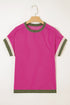 Soft Ribbed Crew Neck Everyday Knit Top
