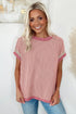 Soft Ribbed Crew Neck Everyday Knit Top