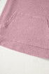 Soft Ribbed Drop Shoulder Button Front Henley Top