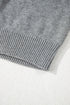 Soft Ribbed Knit Button Front Hooded Cardigan