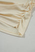 Soft Ribbed Knit Ruched Side Sleeveless Top