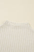 Soft Ribbed Mock Neck Sleeveless Fitted Knit Top