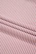 Soft Ribbed Texture Crew Neck Color Block Pullover Top