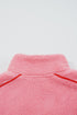 Soft Sherpa Fleece Quarter Zip Contrast Trim Pullover
