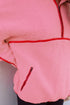 Soft Sherpa Fleece Quarter Zip Contrast Trim Pullover