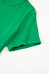 Soft Stretch Blend Crew Neck Short Sleeve Tee