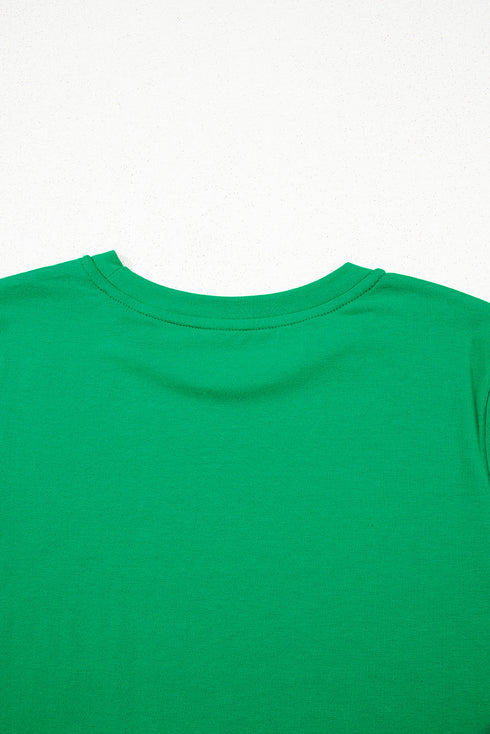 Soft Stretch Blend Crew Neck Short Sleeve Tee