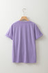Soft Stretch Blend Crew Neck Short Sleeve Tee