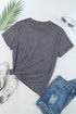 Soft Stretch Blend Crew Neck Short Sleeve Tee