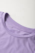 Soft Stretch Blend Crew Neck Short Sleeve Tee
