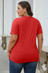 Soft Stretch Blend Crew Neck Short Sleeve Tee