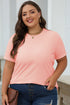 Soft Stretch Blend Crew Neck Short Sleeve Tee