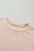 Soft Stretch Blend Crew Neck Short Sleeve Tee