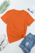 Soft Stretch Blend Crew Neck Short Sleeve Tee
