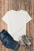 Soft Stretch Blend Crew Neck Short Sleeve Tee