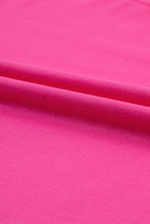 Soft Stretch Blend Crew Neck Short Sleeve Tee