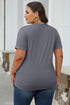 Soft Stretch Blend Crew Neck Short Sleeve Tee