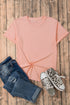 Soft Stretch Blend Crew Neck Short Sleeve Tee