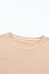 Soft Stretch Blend Crew Neck Short Sleeve Tee