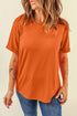 Soft Stretch Blend Crew Neck Short Sleeve Tee