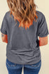 Soft Stretch Blend Crew Neck Short Sleeve Tee