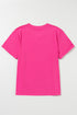 Soft Stretch Blend Crew Neck Short Sleeve Tee