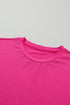 Soft Stretch Blend Crew Neck Short Sleeve Tee