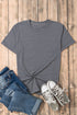Soft Stretch Blend Crew Neck Short Sleeve Tee