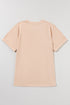 Soft Stretch Blend Crew Neck Short Sleeve Tee